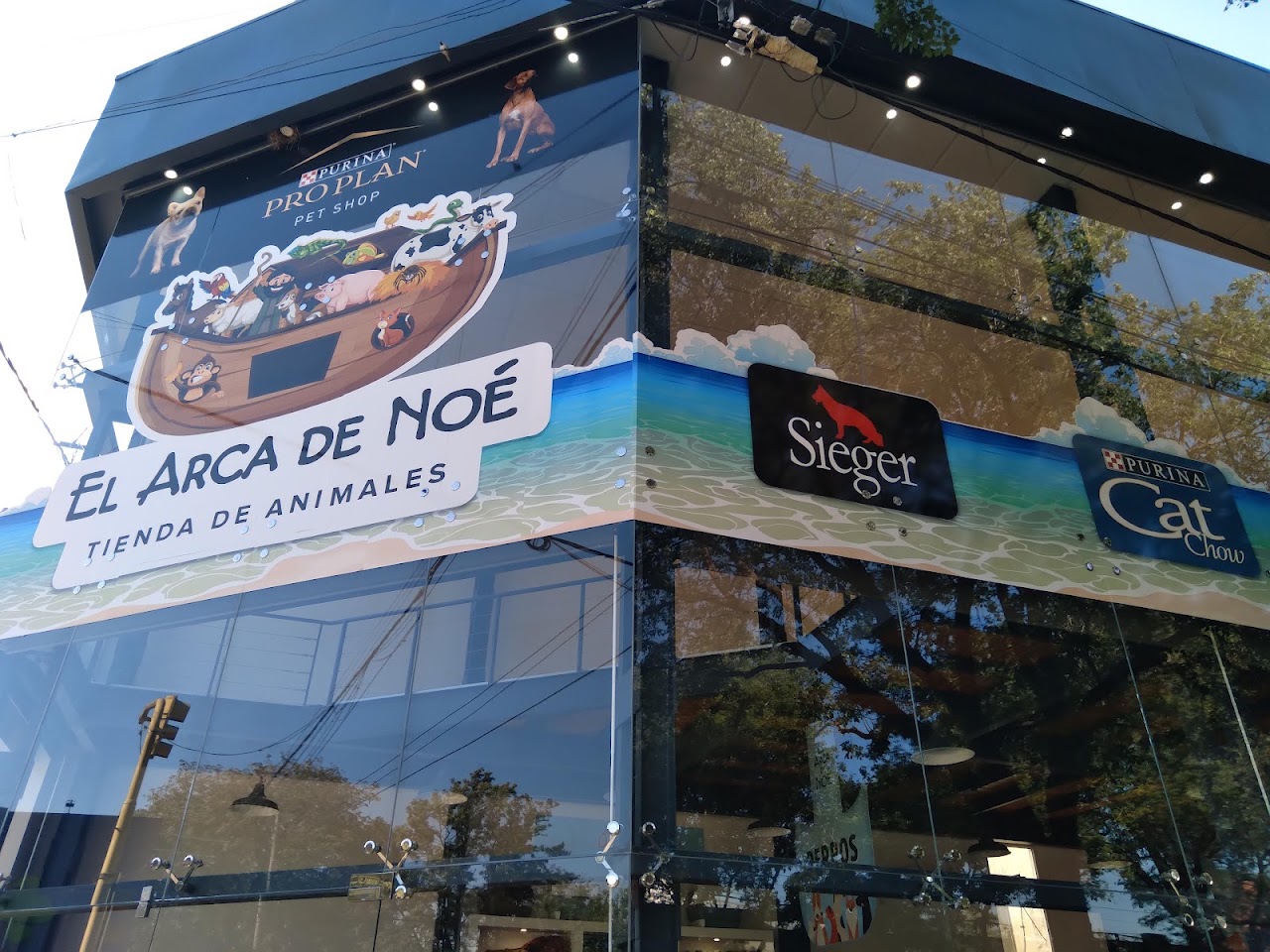 Cartel de Veterinaria El Arca de Noé